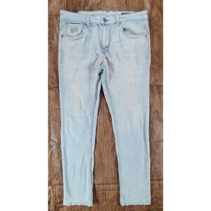 U.S. Polo Assn. Jeans Men's 34×31 Light Acid Wash Brandon Straight Slim Tapered